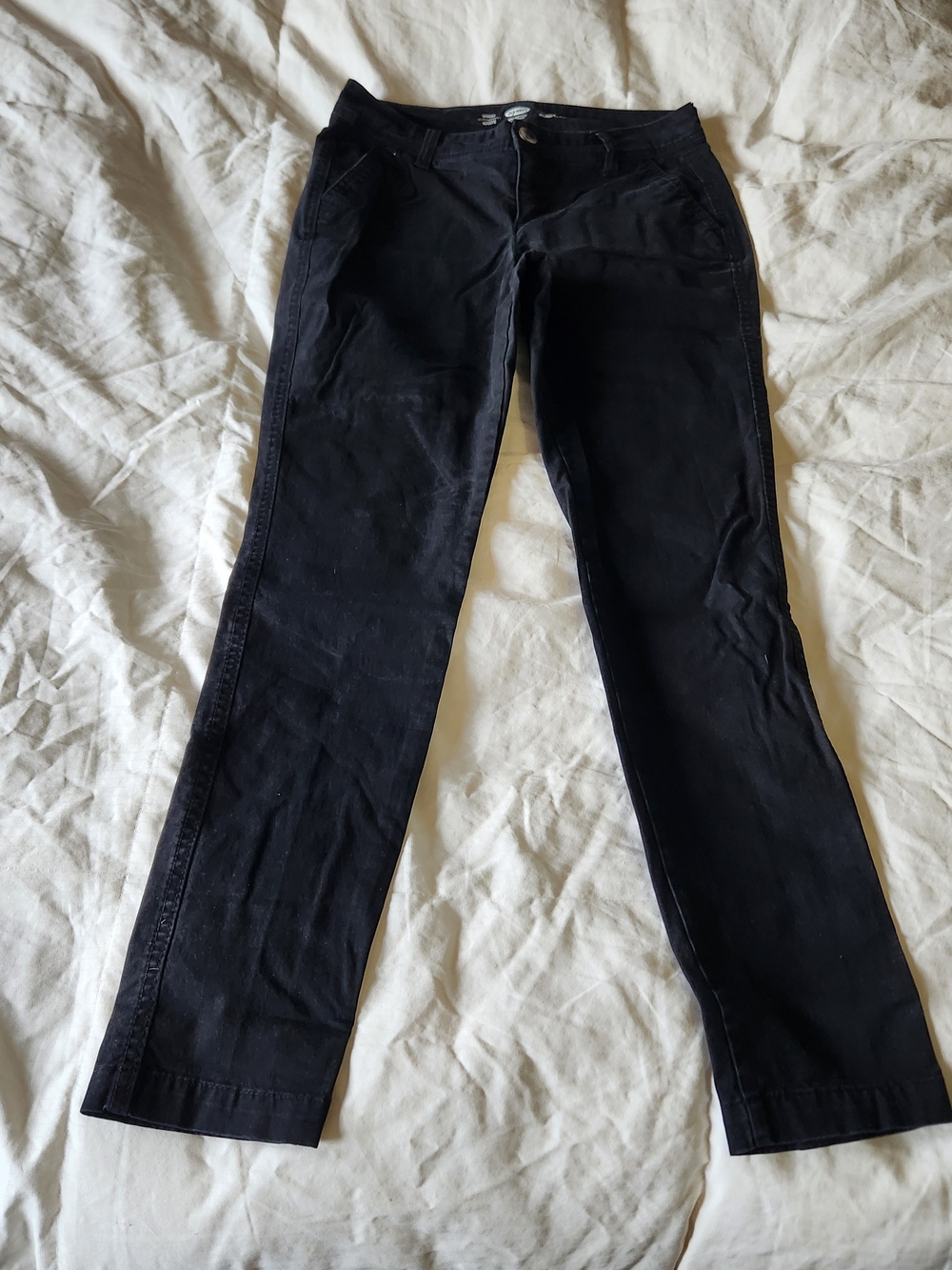 Old Navy Black Straight-Leg Women's Pants